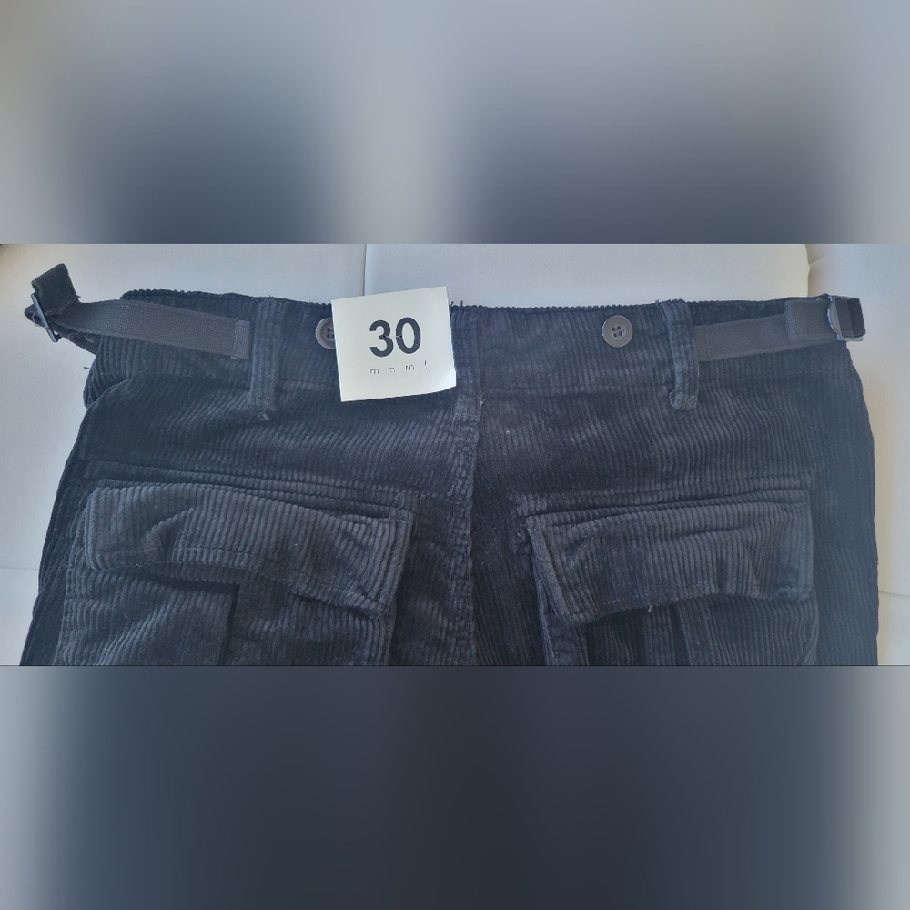 Pant, great black velvet , cargo style